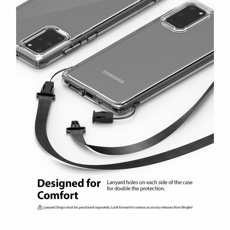 Husa Samsung Galaxy S20 Plus Ringke Fusion, transparenta