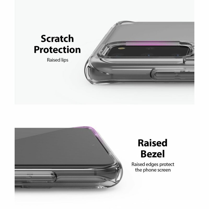 Husa Samsung Galaxy S20 Plus Ringke Fusion, transparenta