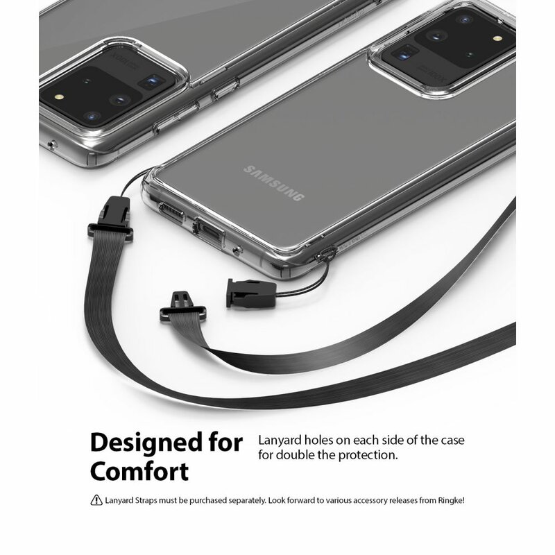Husa Samsung Galaxy S20 Ultra Ringke Fusion, transparenta