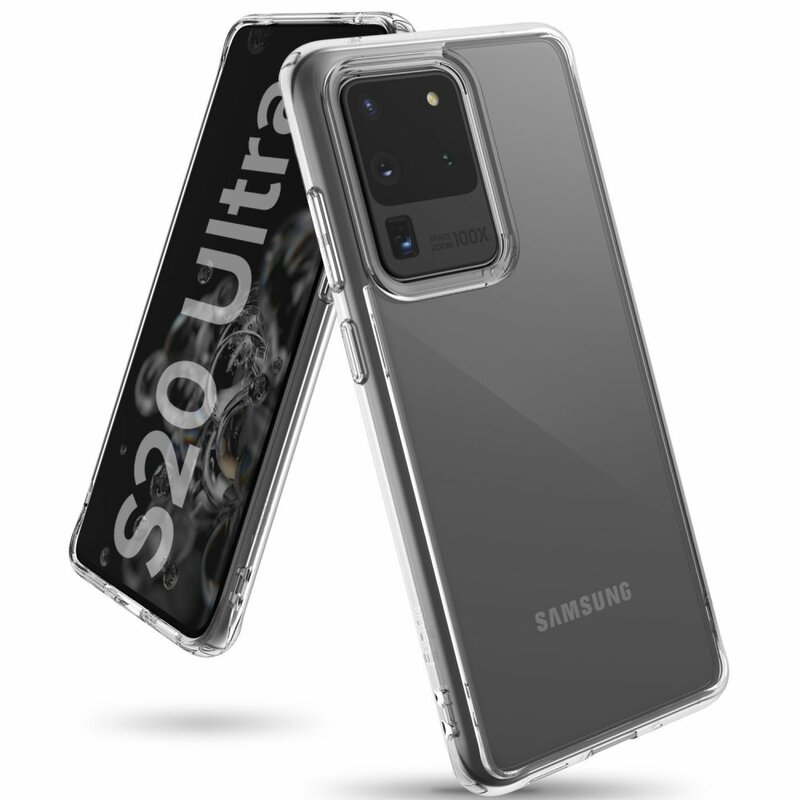 Husa Samsung Galaxy S20 Ultra 5G Ringke Fusion, transparenta