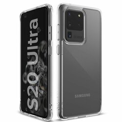 Husa Samsung Galaxy S20 Ultra 5G Ringke Fusion, transparenta