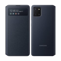 Husa Originala Samsung Galaxy Note 10 Lite S View Wallet Cover - Negru