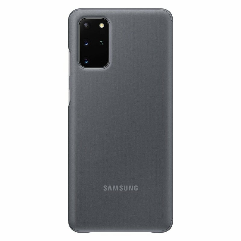 Husa Originala Samsung Galaxy S20 Plus Smart Clear View Cover - Gri