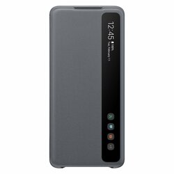 Husa Originala Samsung Galaxy S20 Plus 5G Smart Clear View Cover - Gri