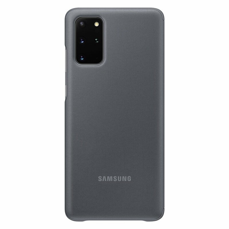 Husa Originala Samsung Galaxy S20 Plus 5G Smart Clear View Cover - Gri