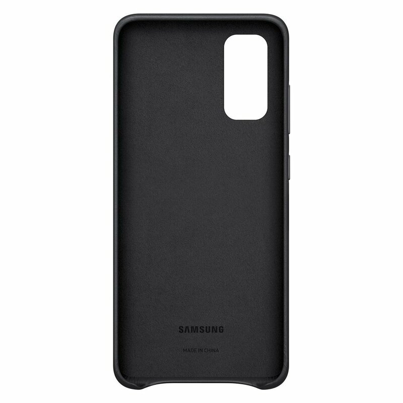 Husa originala Samsung Galaxy S20 Leather Cover - Negru