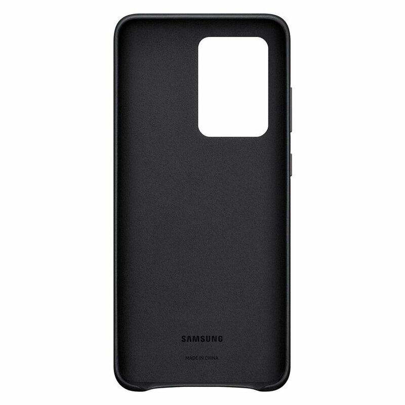 Husa originala Samsung Galaxy S20 Ultra Leather Cover - Negru
