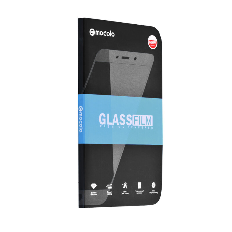 Folie Sticla iPhone XS Mocolo 3D Case Friendly 9H - Black