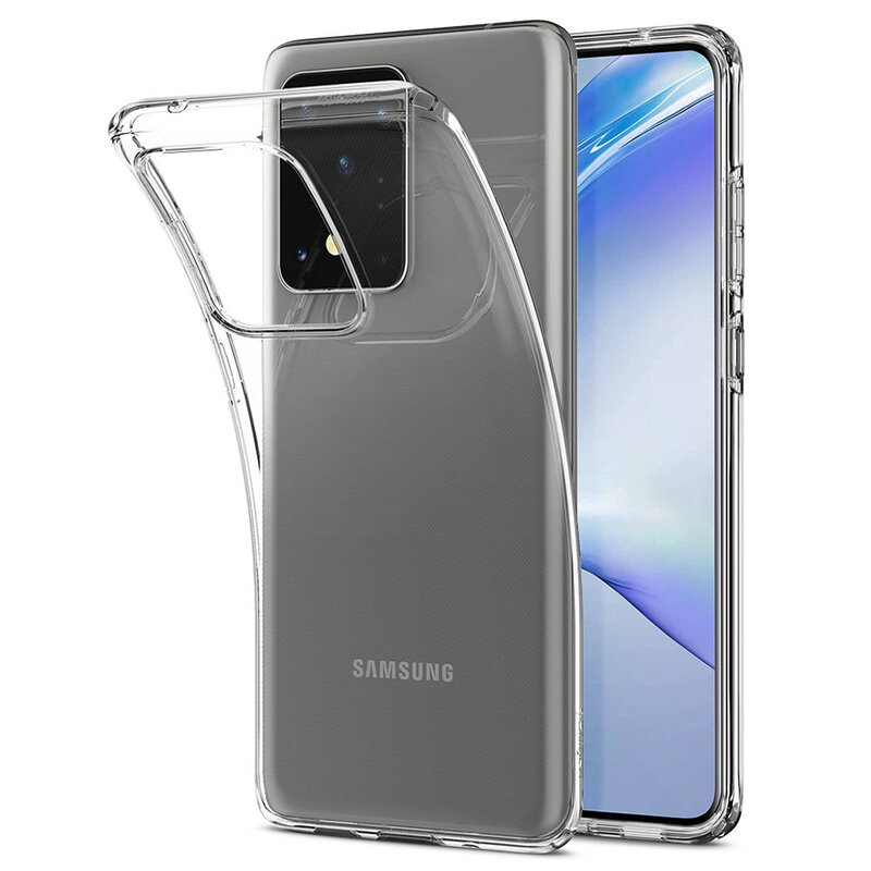 Husa Samsung Galaxy S20 Ultra 5G Spigen Liquid Crystal, transparenta