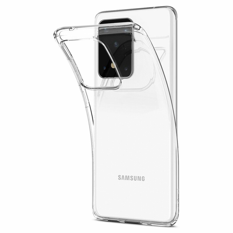 Husa Samsung Galaxy S20 Ultra 5G Spigen Liquid Crystal, transparenta