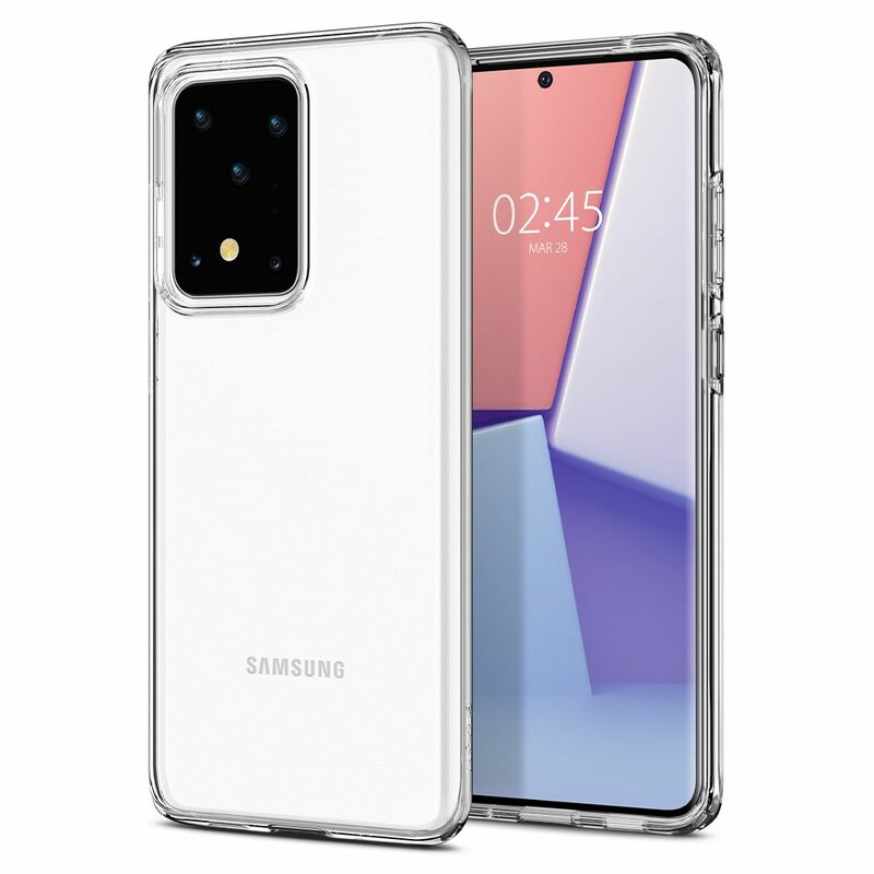 Husa Samsung Galaxy S20 Ultra 5G Spigen Liquid Crystal, transparenta
