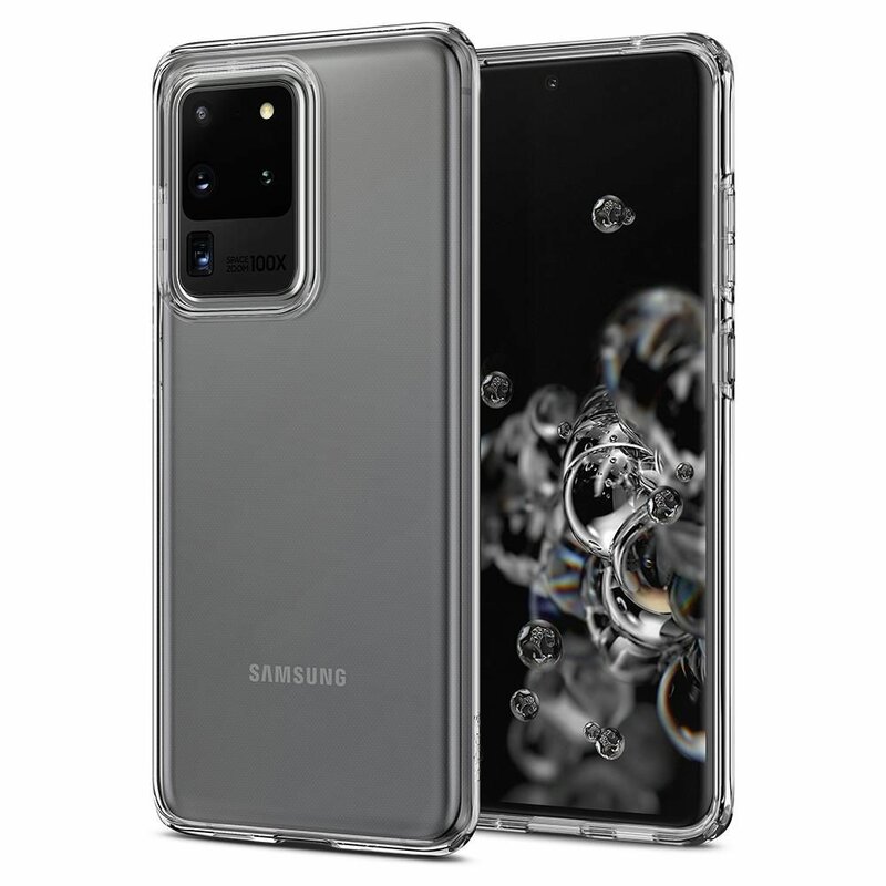 Husa Samsung Galaxy S20 Ultra 5G Spigen Liquid Crystal, transparenta