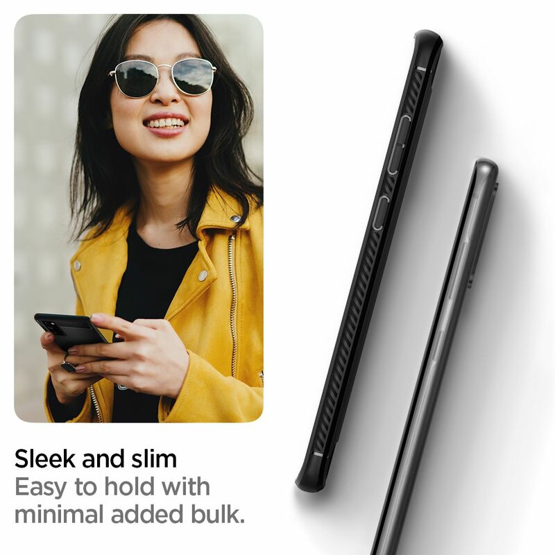 Husa Samsung Galaxy S20 5G Spigen Rugged Armor, negru