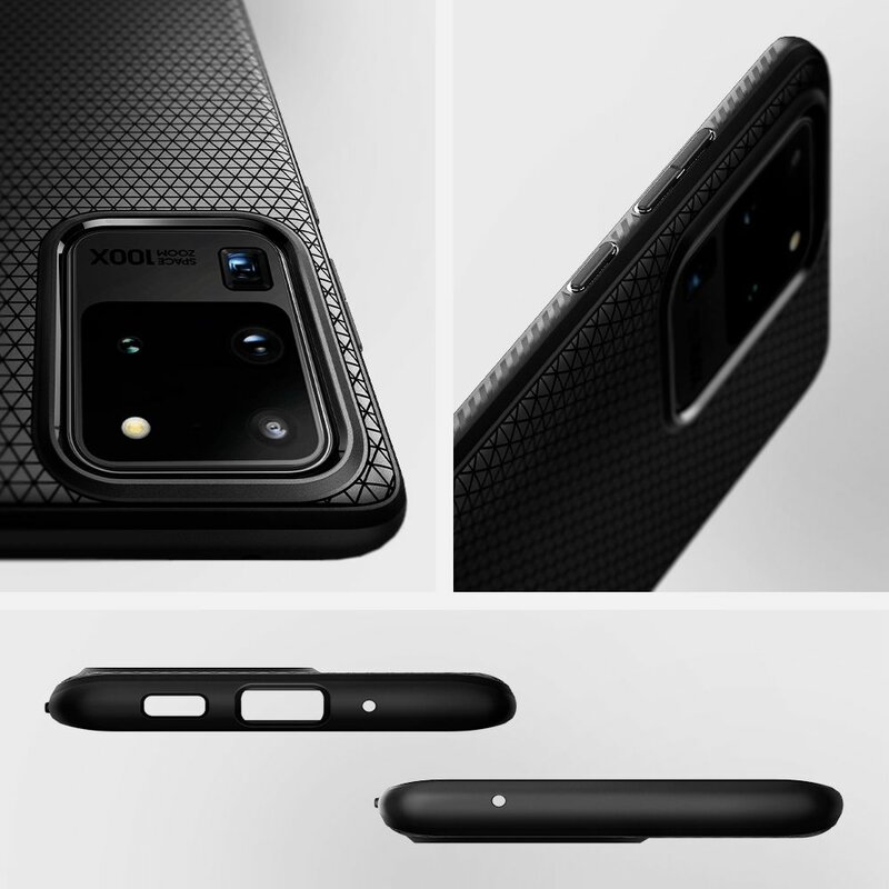 Husa Samsung Galaxy S20 Ultra 5G Spigen Liquid Air - Matte Black
