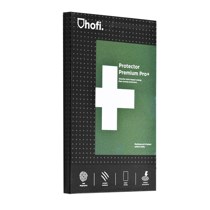 Folie iPhone 7 Hofi Glass Flex Hybrid PRO+ Cu Rama - Negru