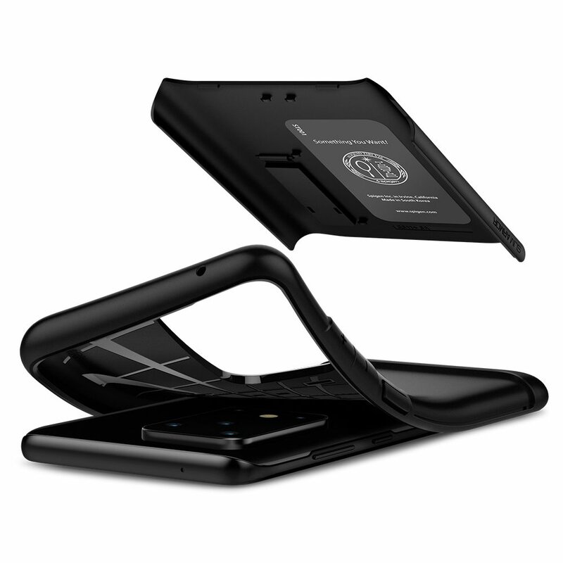 Husa Samsung Galaxy S20 Ultra 5G Spigen Slim Armor, negru