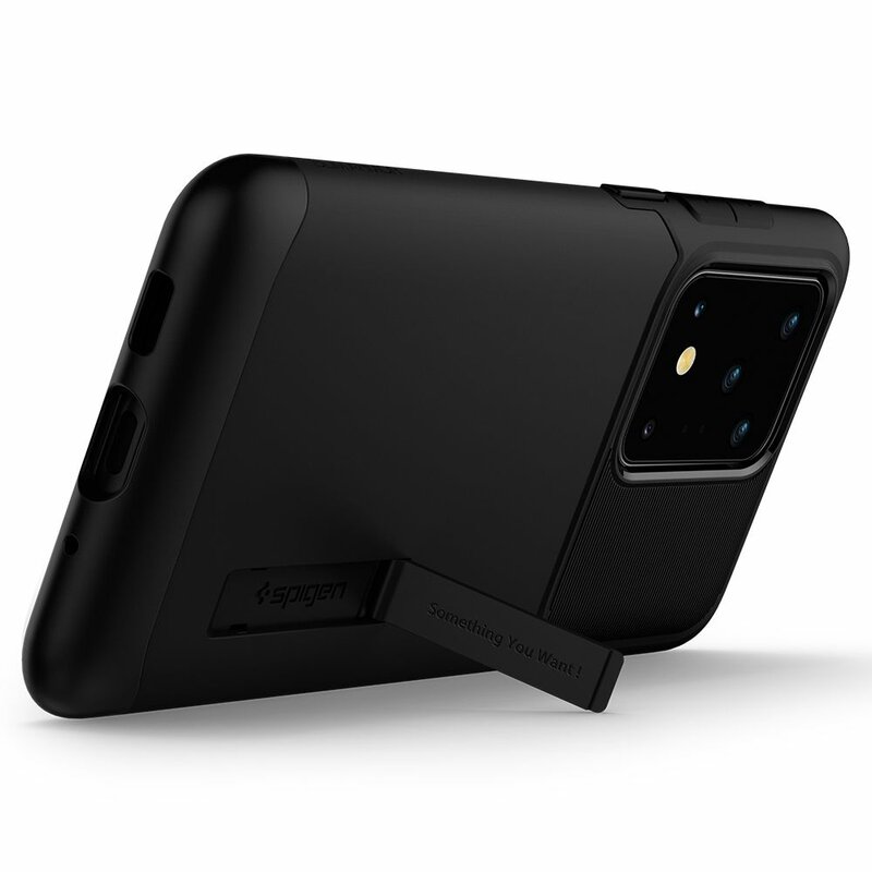 Husa Samsung Galaxy S20 Ultra 5G Spigen Slim Armor, negru