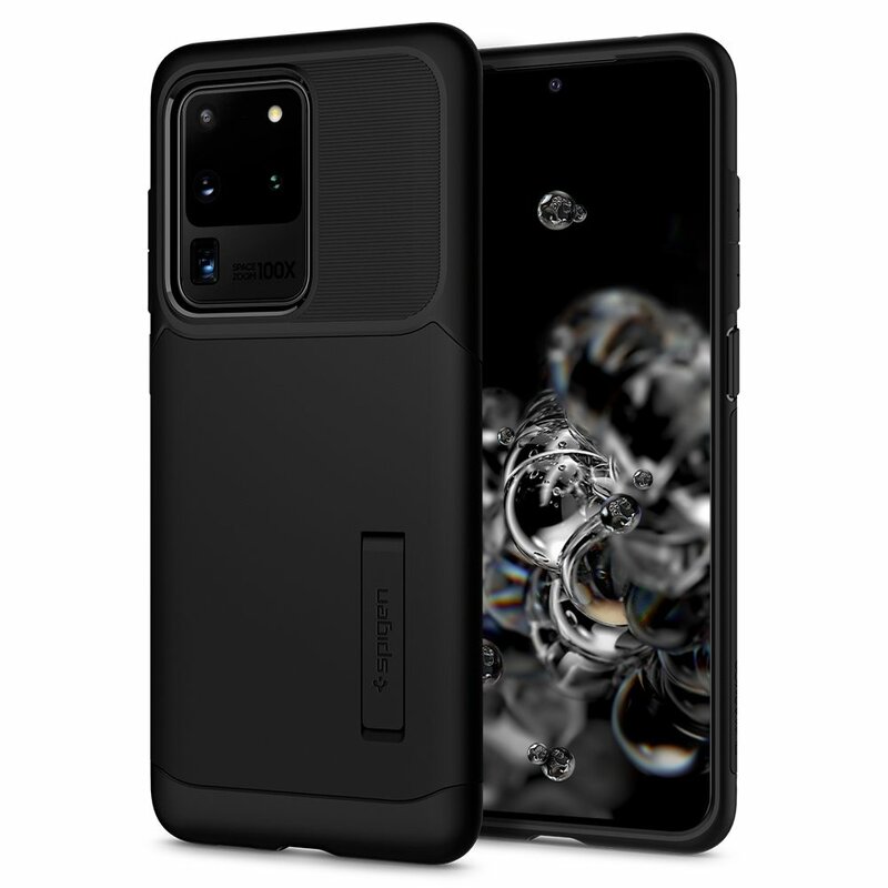Husa Samsung Galaxy S20 Ultra 5G Spigen Slim Armor, negru