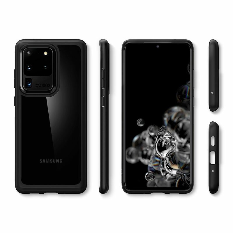 Husa Samsung Galaxy S20 Ultra 5G Spigen Ultra Hybrid - Matte Black