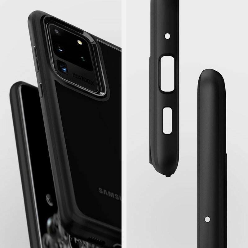 Husa Samsung Galaxy S20 Ultra 5G Spigen Ultra Hybrid - Matte Black