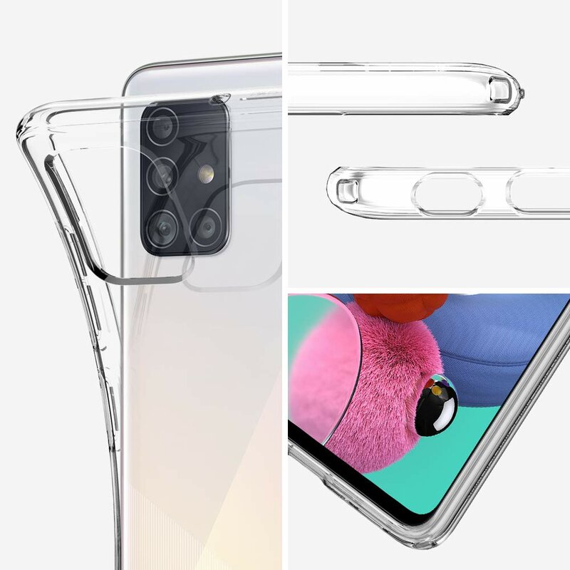 Husa Samsung Galaxy A51 4G Spigen Liquid Crystal, transparenta