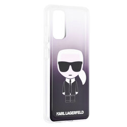 Husa Samsung Galaxy S20 5G Karl Lagerfeld TPU Transparent - Black Karl