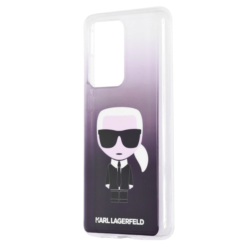 Husa Samsung Galaxy S20 Ultra Karl Lagerfeld TPU Transparent - Black Karl