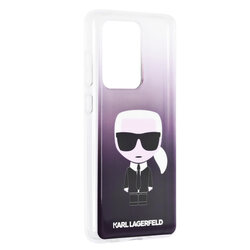 Husa Samsung Galaxy S20 Ultra 5G Karl Lagerfeld TPU Transparent - Black Karl