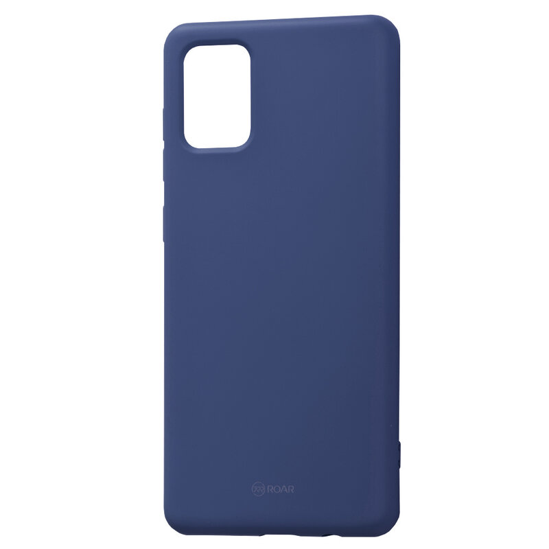Husa Samsung Galaxy A71 Roar Colorful Jelly Case - Albastru Mat