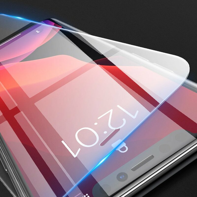 [Pachet 2x] Folie Sticla iPhone XS Baseus Full-Glass Tempered Film Anti-Bluelight - SGAPIPH58S-FC02 - Clear