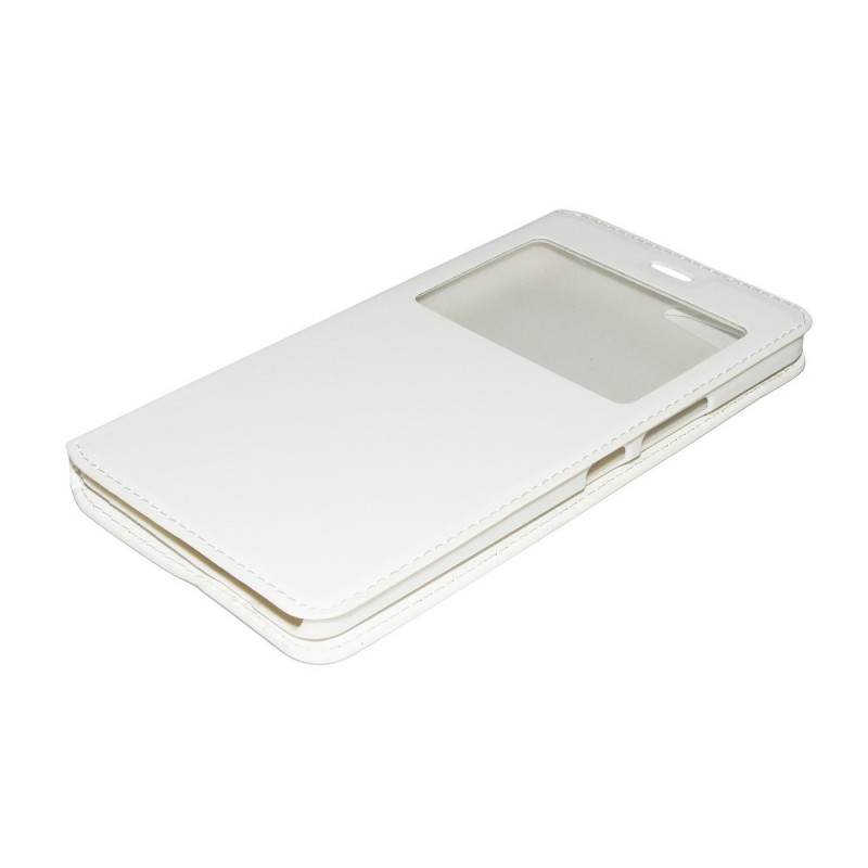 Husa Allview P8 Energy Flip S-View Dekker Alb