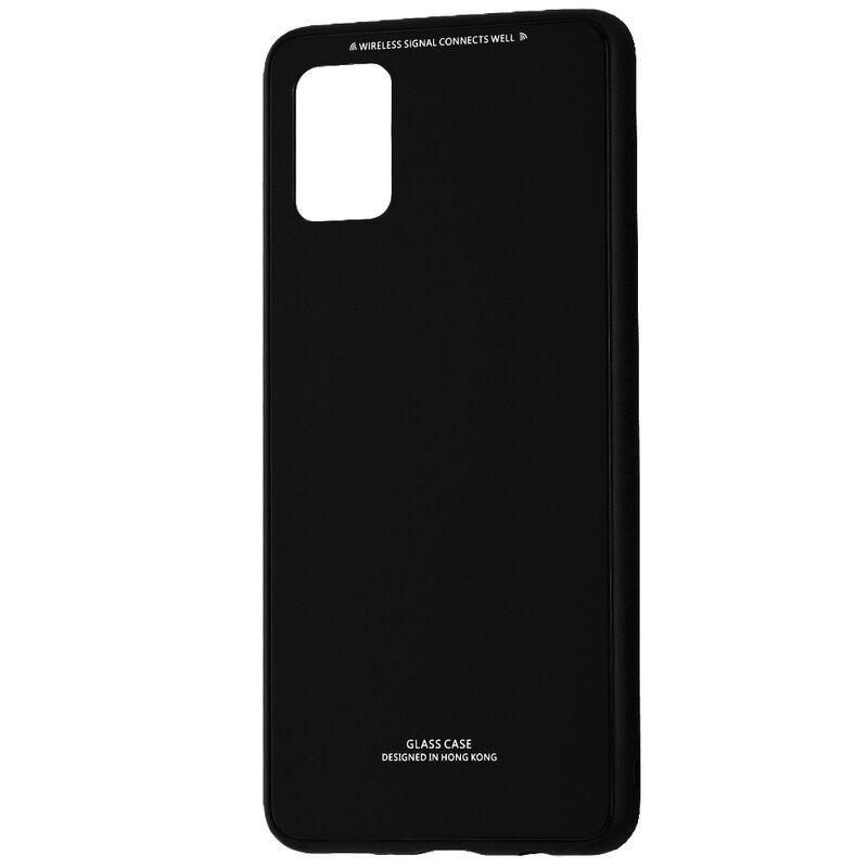 Husa Samsung Galaxy A51 Glass Series - Negru