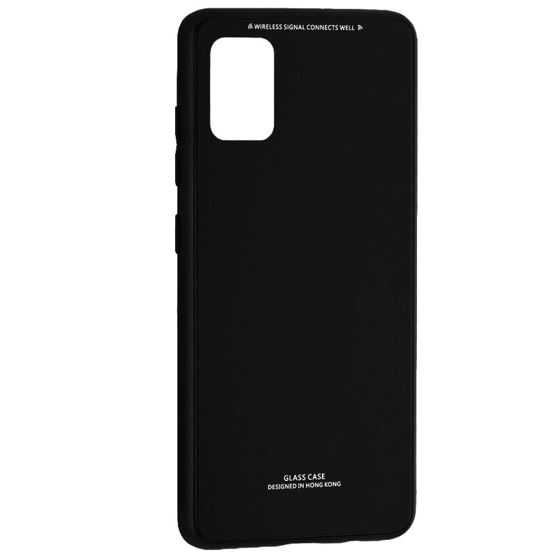 Husa Samsung Galaxy A51 Glass Series - Negru
