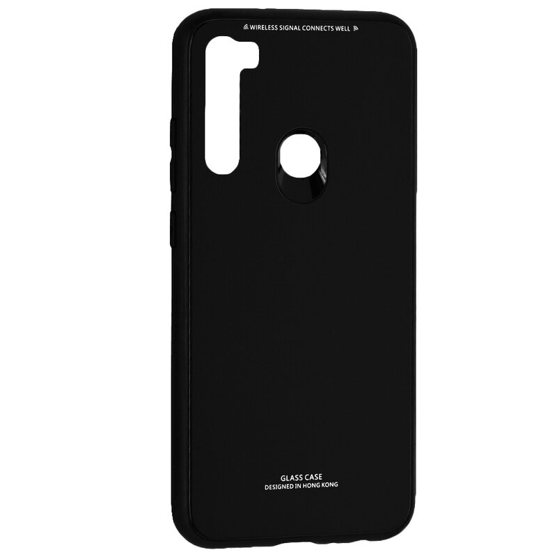 Husa Xiaomi Redmi Note 8T Glass Series - Negru