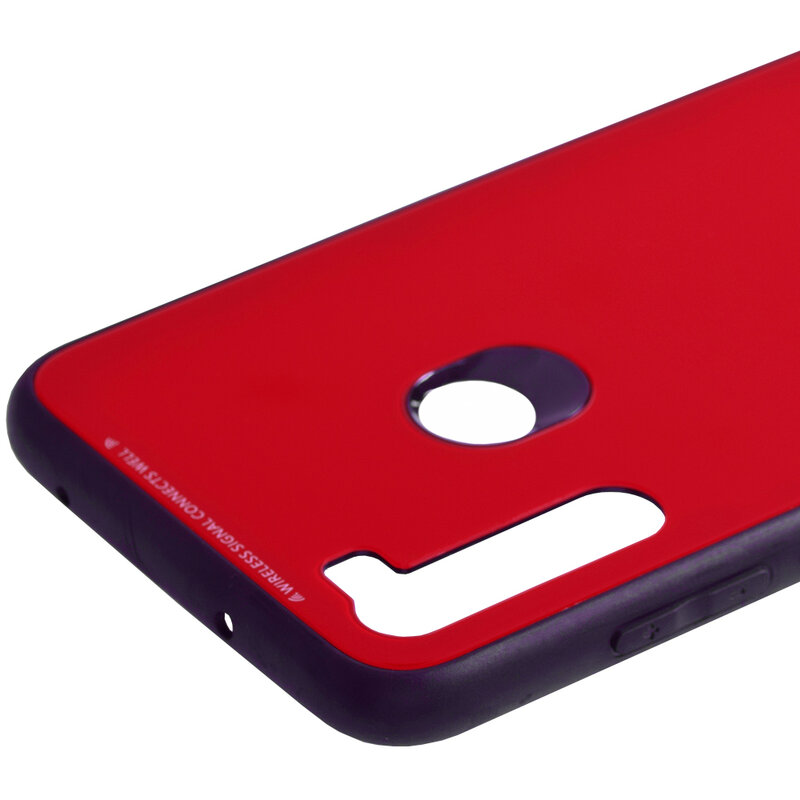 Husa Xiaomi Redmi Note 8T Glass Series - Rosu