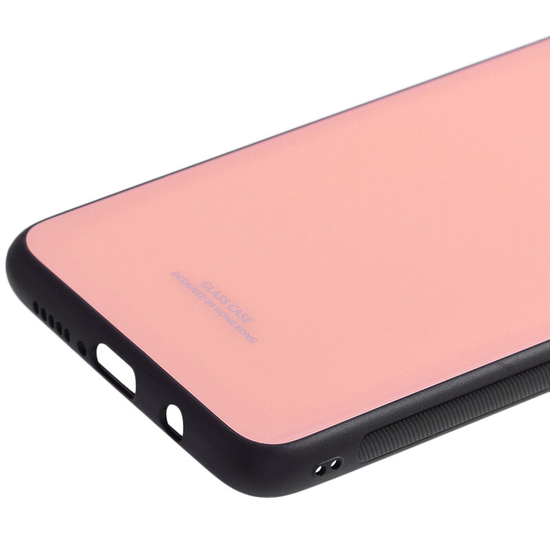 Husa Xiaomi Redmi Note 8 Pro Glass Series - Roz