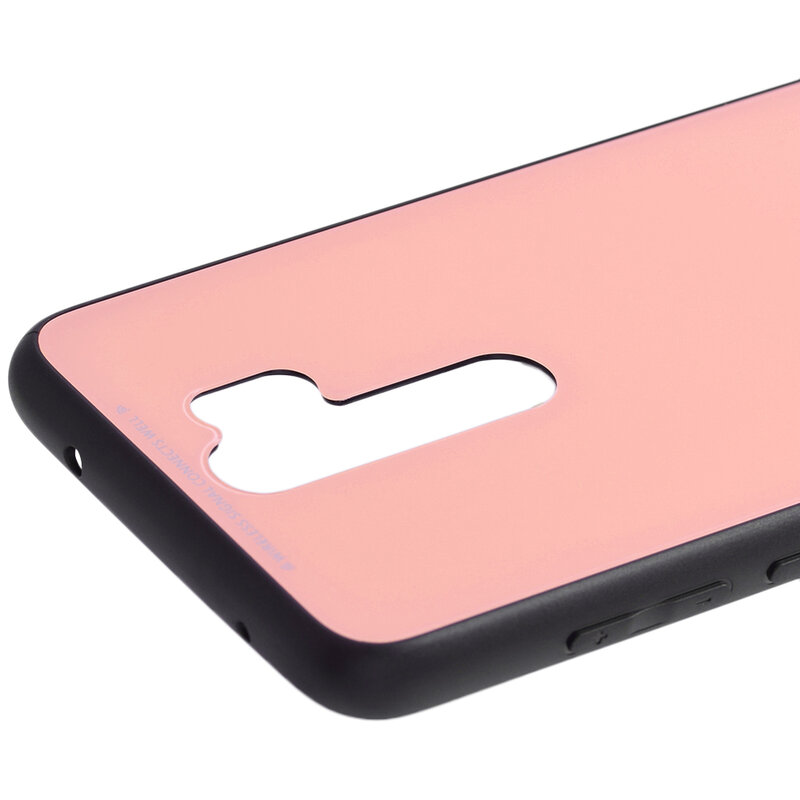 Husa Xiaomi Redmi Note 8 Pro Glass Series - Roz