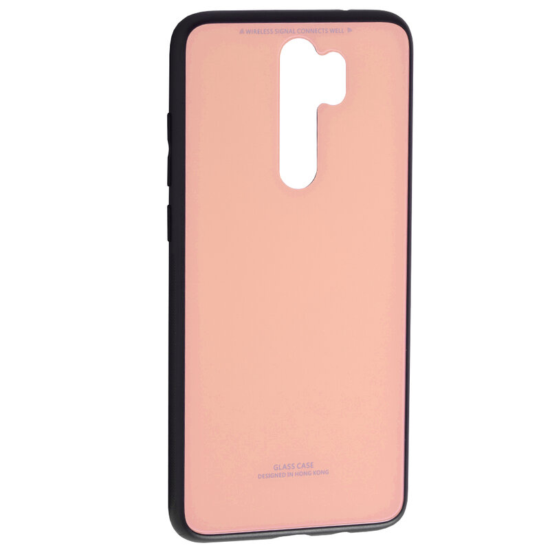 Husa Xiaomi Redmi Note 8 Pro Glass Series - Roz