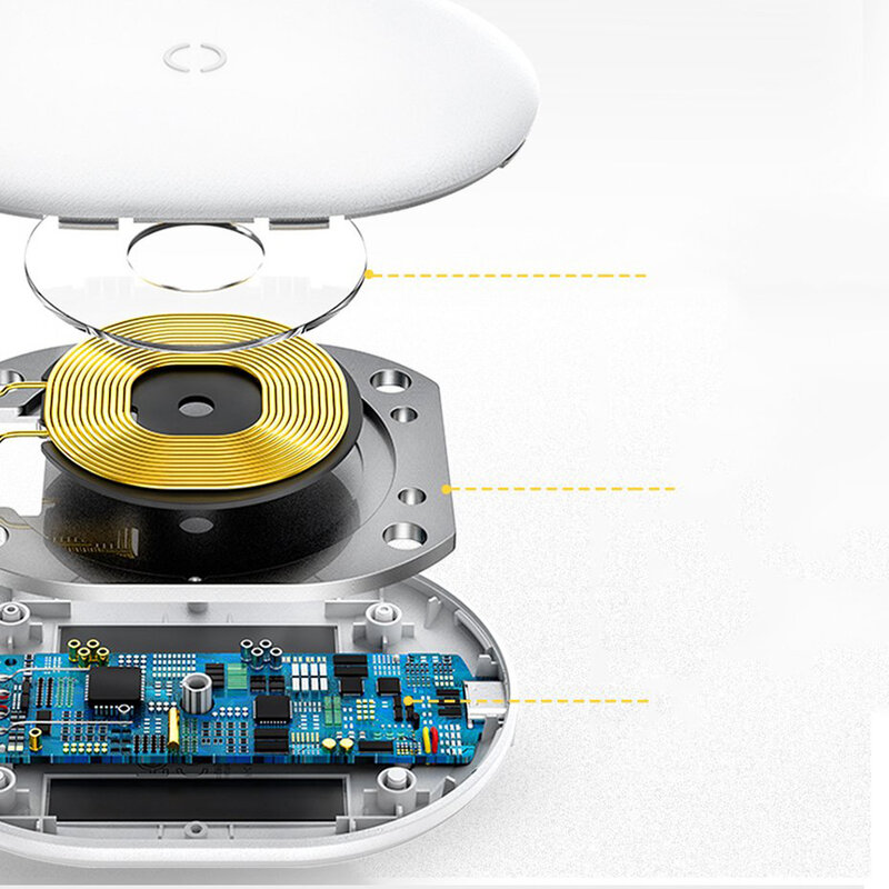 Incarcator Wireless Baseus Cobble Induction Horizontal + Cablu De Incarcare Type-C 1m 15W - WXYS-01 - Negru