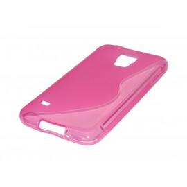 Husa Samsung Galaxy S5 G900 Silicon Gel TPU Roz