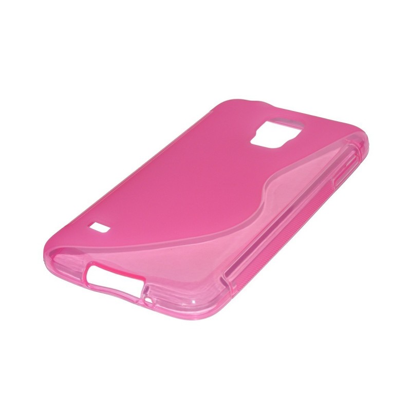 Husa Samsung Galaxy S5 G900 Silicon Gel TPU Roz