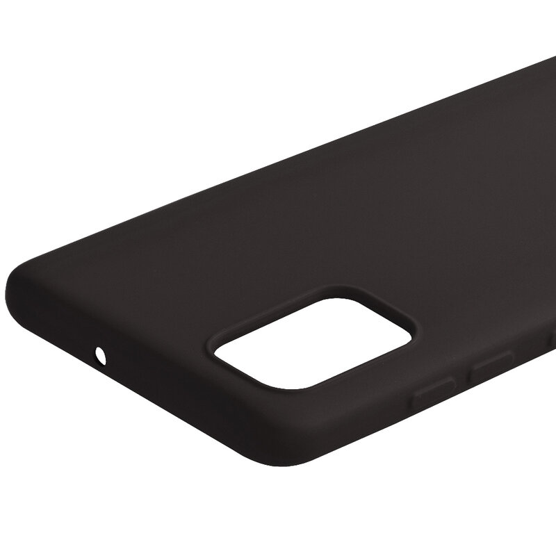 Husa Samsung Galaxy A51 Tech-Protect Icon/Smooth - Negru