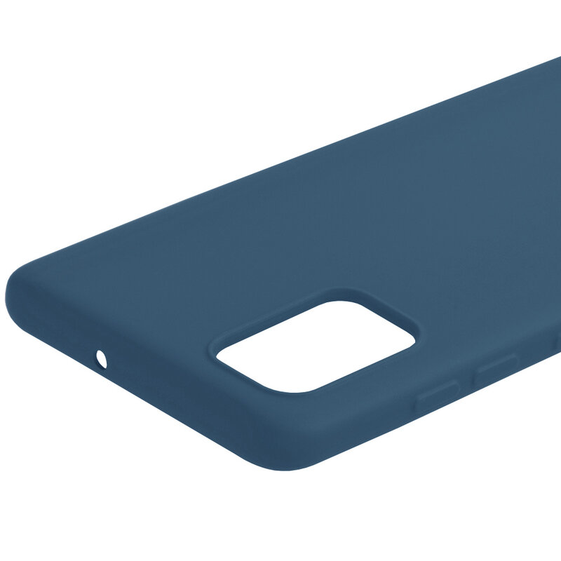 Husa Samsung Galaxy A51 Tech-Protect Icon/Smooth - Albastru