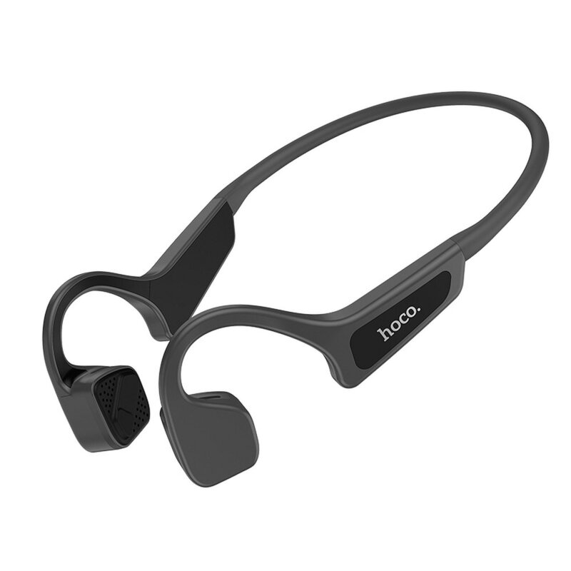 Casti On-Ear Hoco Selected S17 Bone Conduction Wireless Open-Ear Sport - Gri/Negru