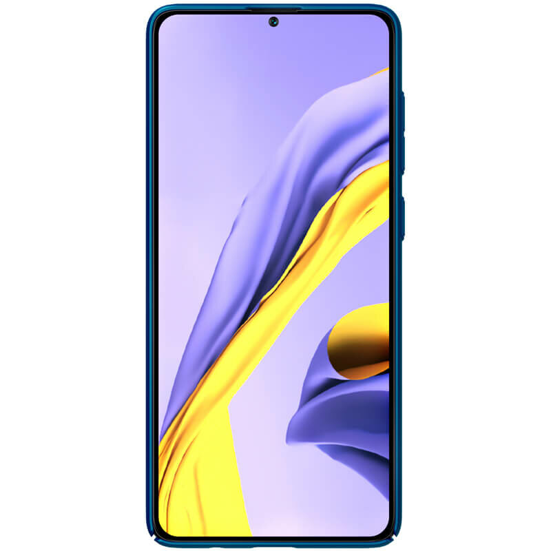 Husa Samsung Galaxy A71 4G Nillkin Super Frosted Shield, albastru