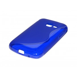 Husa Samsung Galaxy Y Pro B5510 Silicon Gel TPU Albastru