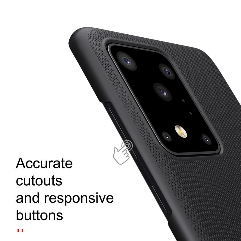 Husa Samsung Galaxy S20 Ultra 5G Nillkin Super Frosted Shield, auriu