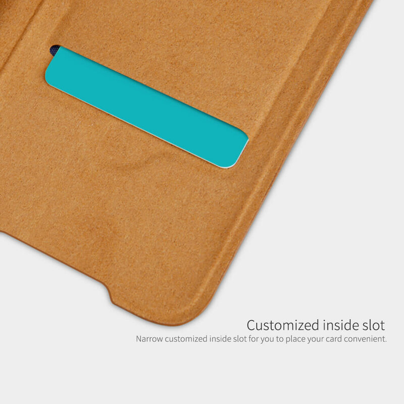 Husa Samsung Galaxy S20 Plus Nillkin QIN Leather, rosu