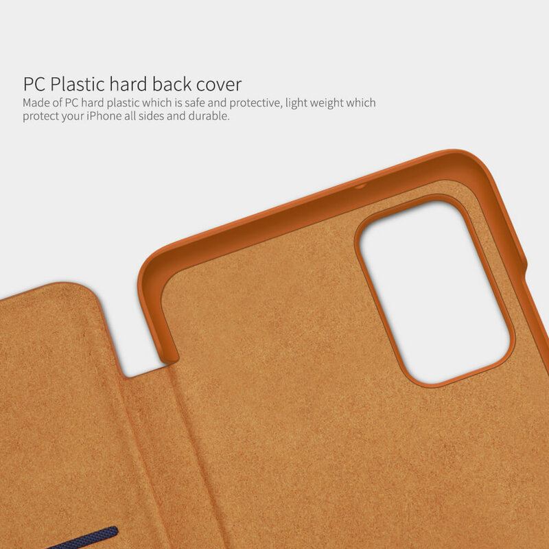 Husa Samsung Galaxy S20 Plus Nillkin QIN Leather, rosu