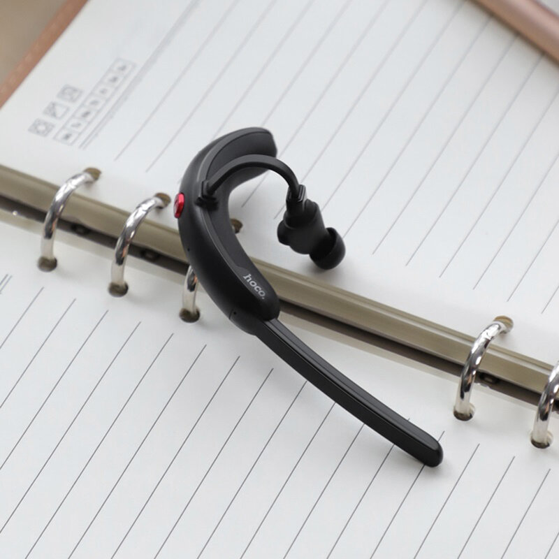 Casca Bluetooth Hoco Selected S7 Wireless Headset Acoustic Intelligent Noise Reduction - Negru